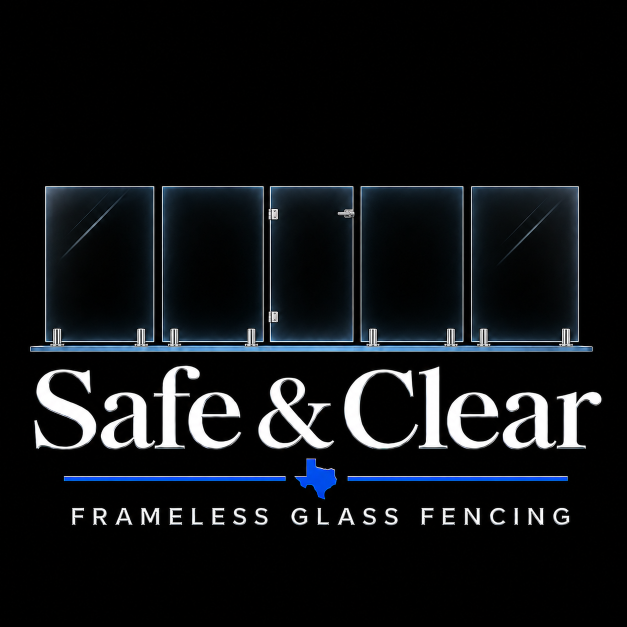Safe and Clear Frameless Glass Fencing — Fort Worth, Texas